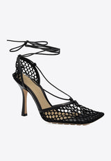 Stretch 90 Mesh and Leather Sandals