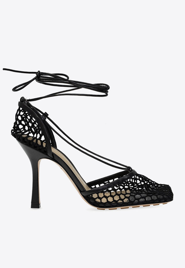 Stretch 90 Mesh and Leather Sandals