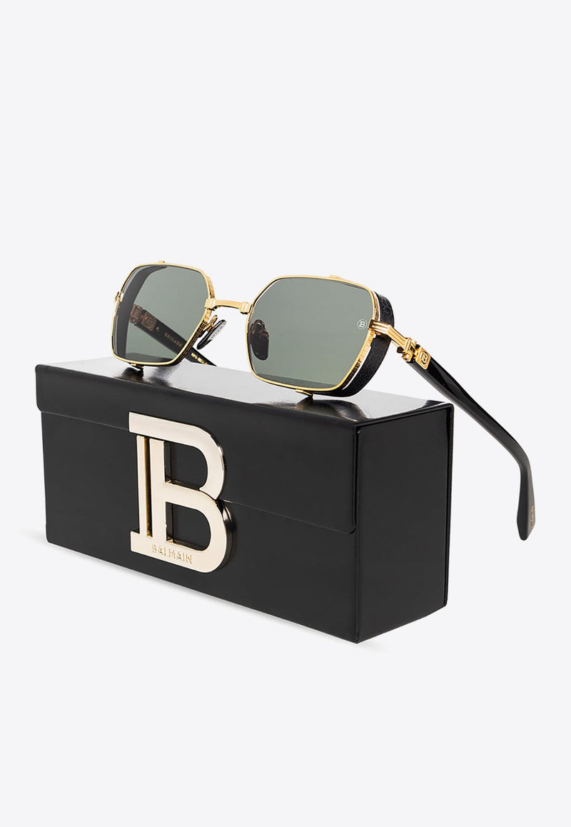 Rectangular Titanium Sunglasses