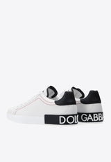 Portofino Leather Low-Top Sneakers