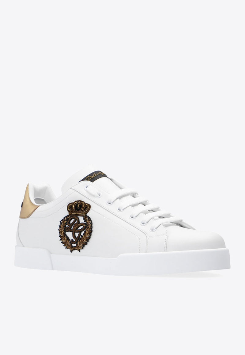 Portofino Leather Low-Top Sneakers