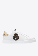 Portofino Leather Low-Top Sneakers