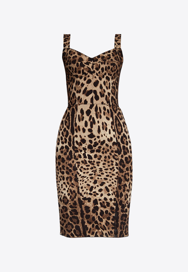 Leopard Print Mini Dress