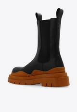 Tire Mid-Calf Boots in Calf Leather