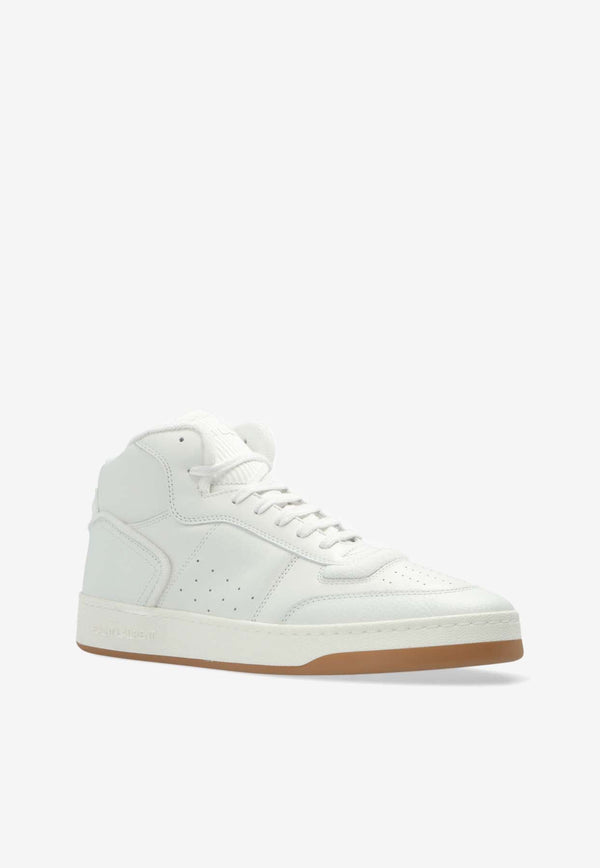 SL/08 High-Top Leather Sneakers