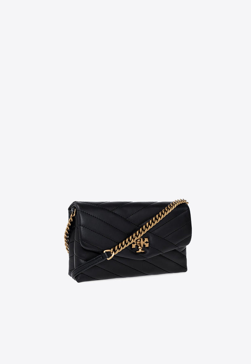 Kira Quilted Leather Chain Clutch