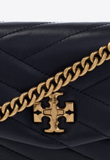 Kira Quilted Leather Chain Clutch