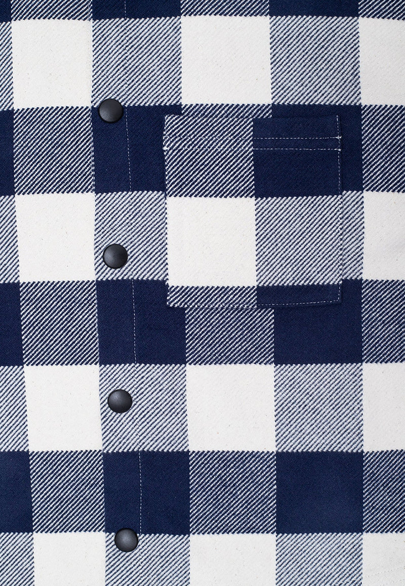 Boys Plaid Check Long-Sleeved Shirt