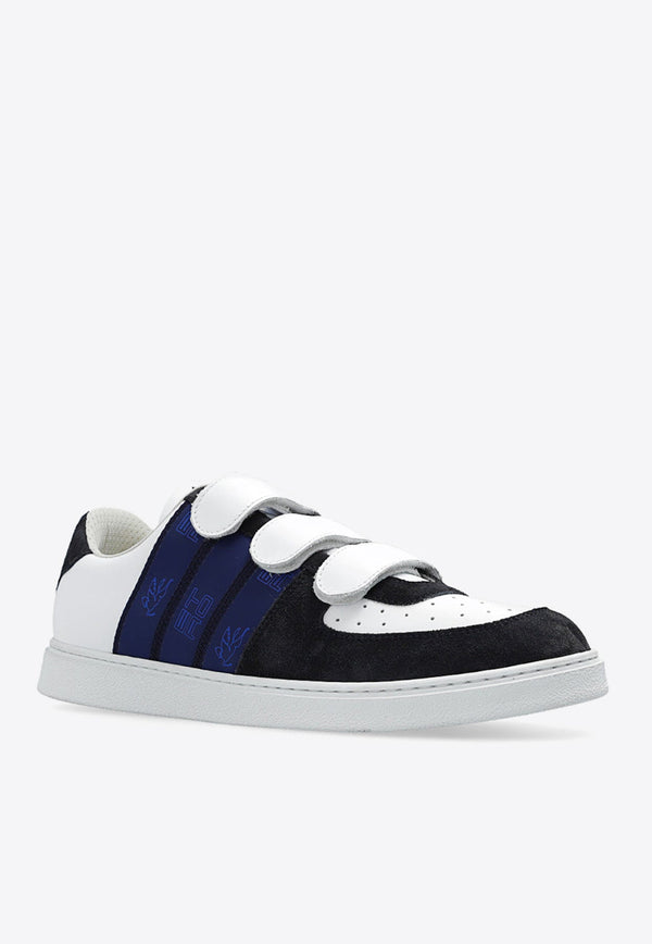 Stitched Panels Low-Top Sneakers