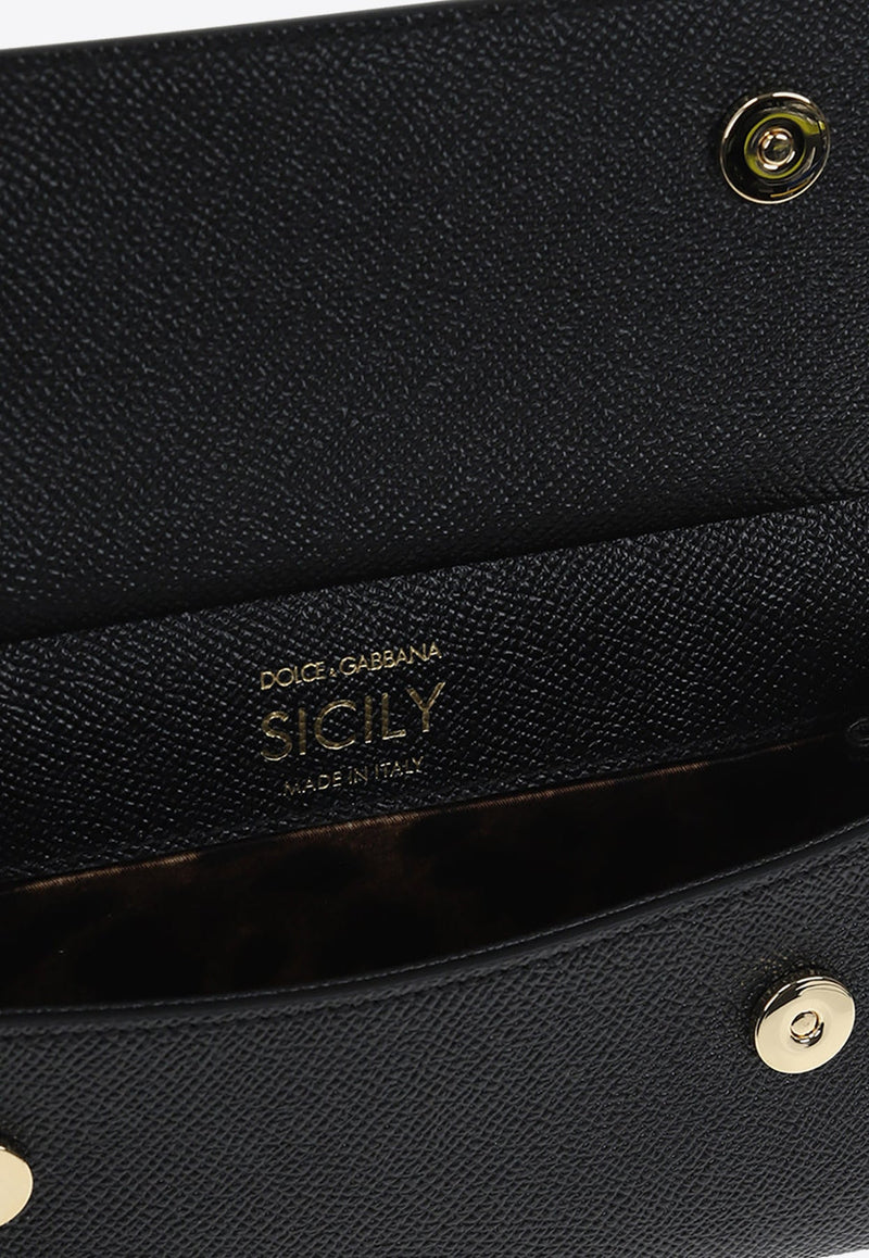 Small Sicily Logo Tag Crossbody Bag