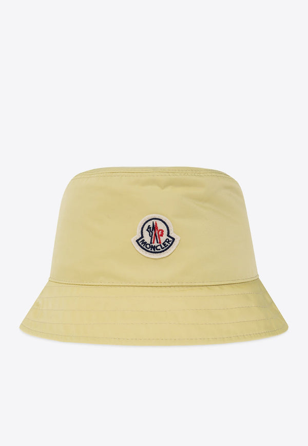 Reversible Logo-Patch Bucket Hat