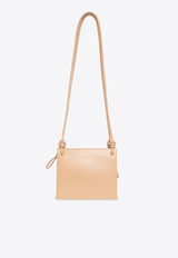 Small Leather Twist Crossbody Bag