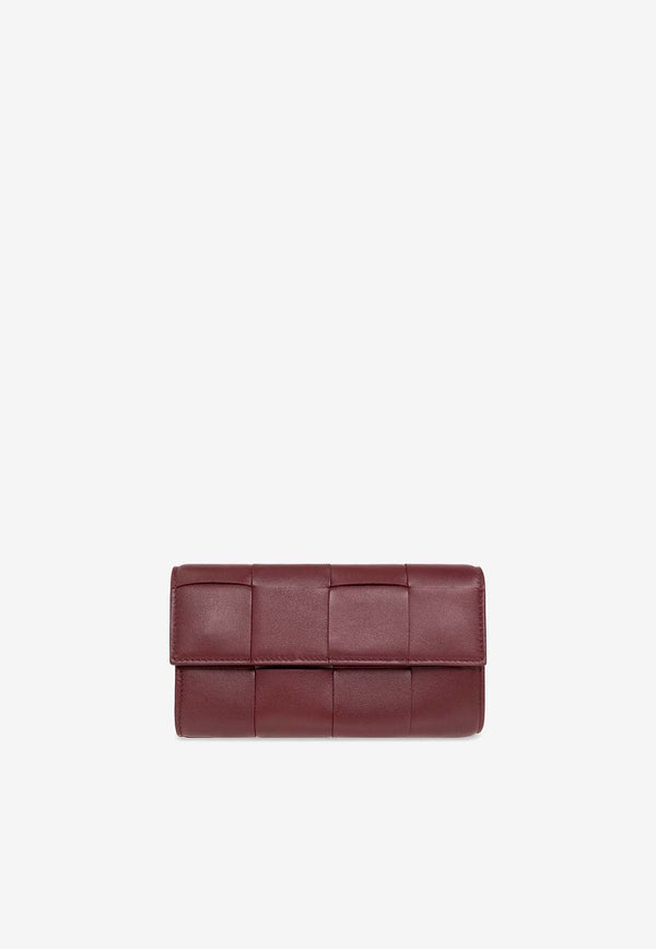 Intreccio Leather Flap Wallet