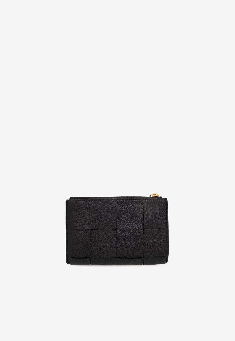 Medium Intreccio Bi-Fold Leather Wallet