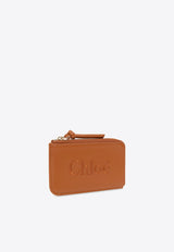 Small Sense Calf Leather Zip Wallet