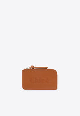 Small Sense Calf Leather Zip Wallet