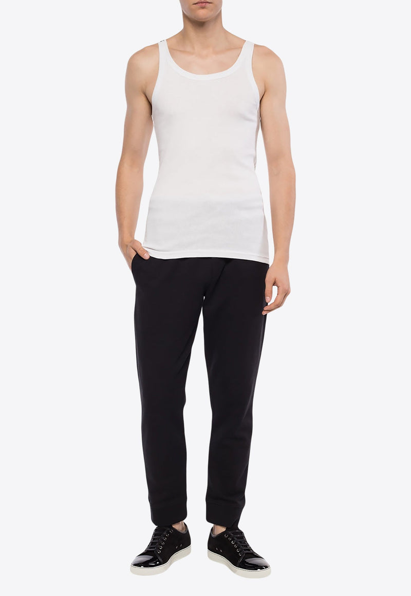 Sleeveless Ribbed T-shirt