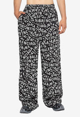 All-Over Monogram Pajama Pants