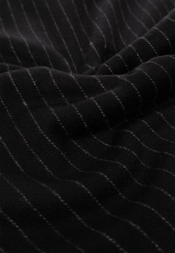 Pinstriped Cashmere Scarf