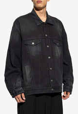 Oversized Deconstructed Denim Jacket