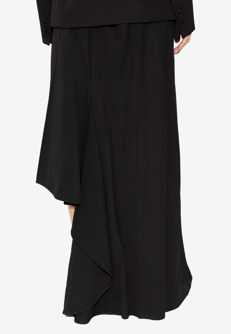 Deconstructed Godet Asymmetric Skirt