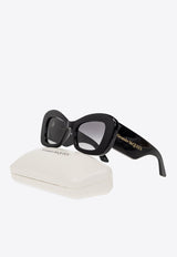 Bold Logo Cat-Eye Sunglasses