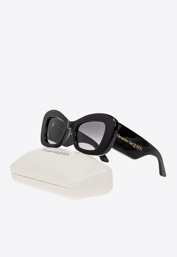 Bold Logo Cat-Eye Sunglasses