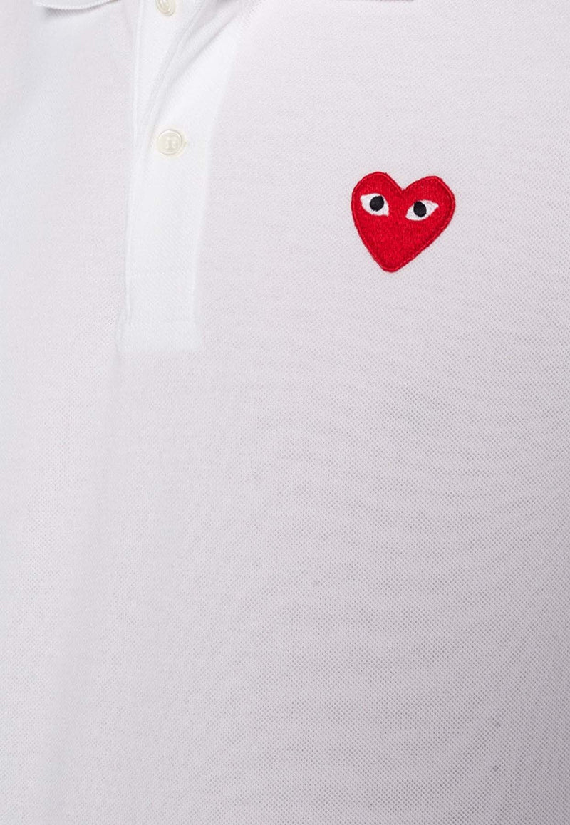 Heart Patch Polo T-shirt