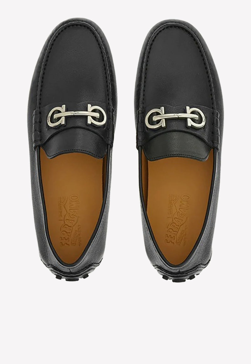 Grazioso Gancini Loafers in Buffalo Leather