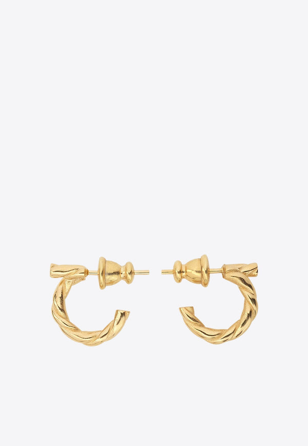 Twist Gancio Hoop Earrings