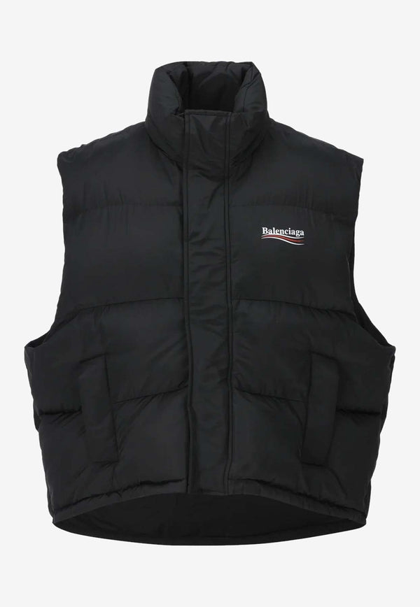 Political Campaign Logo Puffer Vest