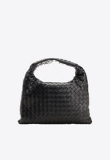 Small Hop Shoulder Bag in Intrecciato Leather