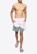 Signature Striped Swim Shorts