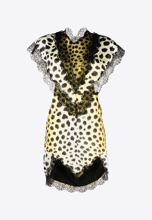 Jace Cheetah-Print Mini Dress