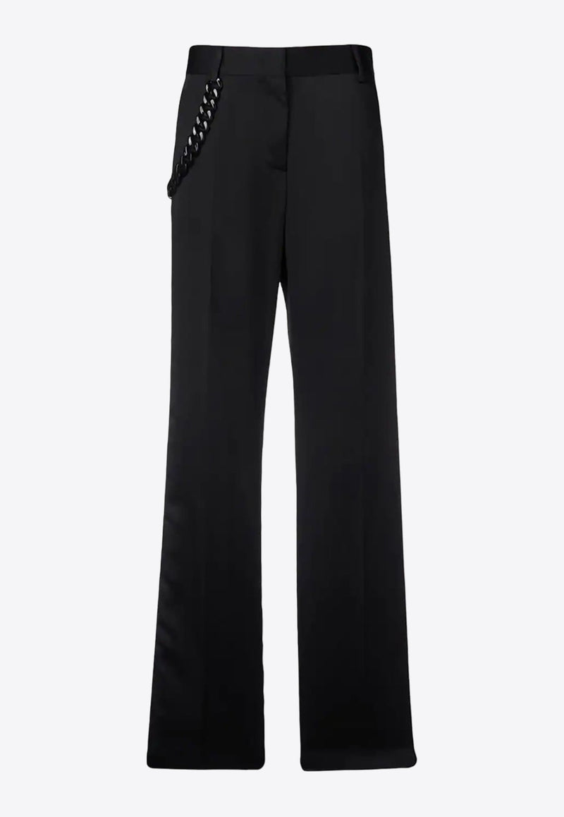 Straight-Leg Tailored Pants