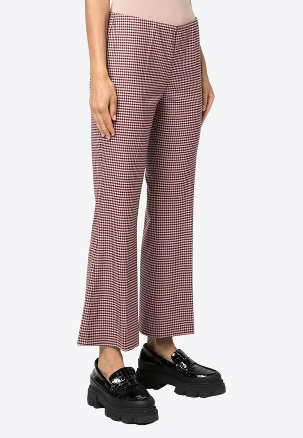 Houndstooth Flared Pants