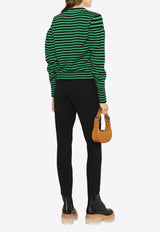 Fine Knit Slim-Leg Pants