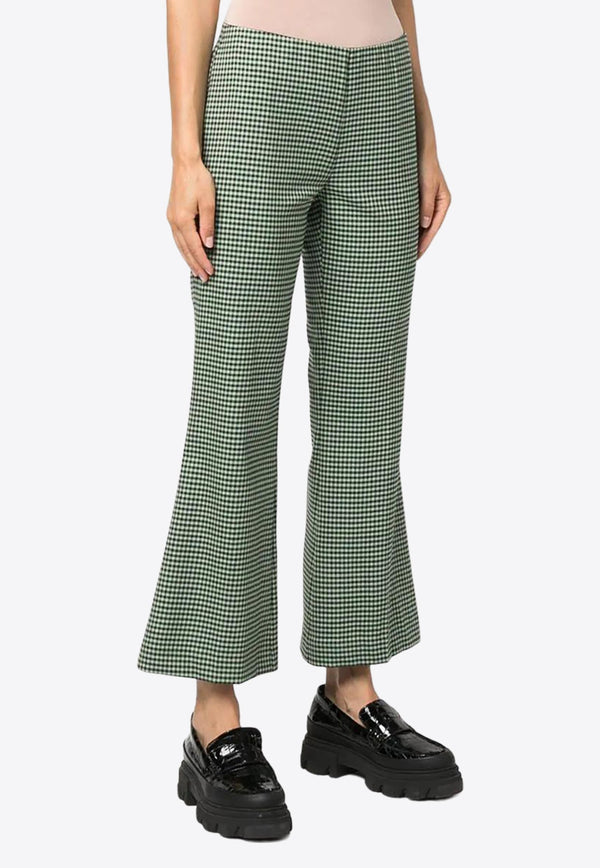 Houndstooth Flared Pants