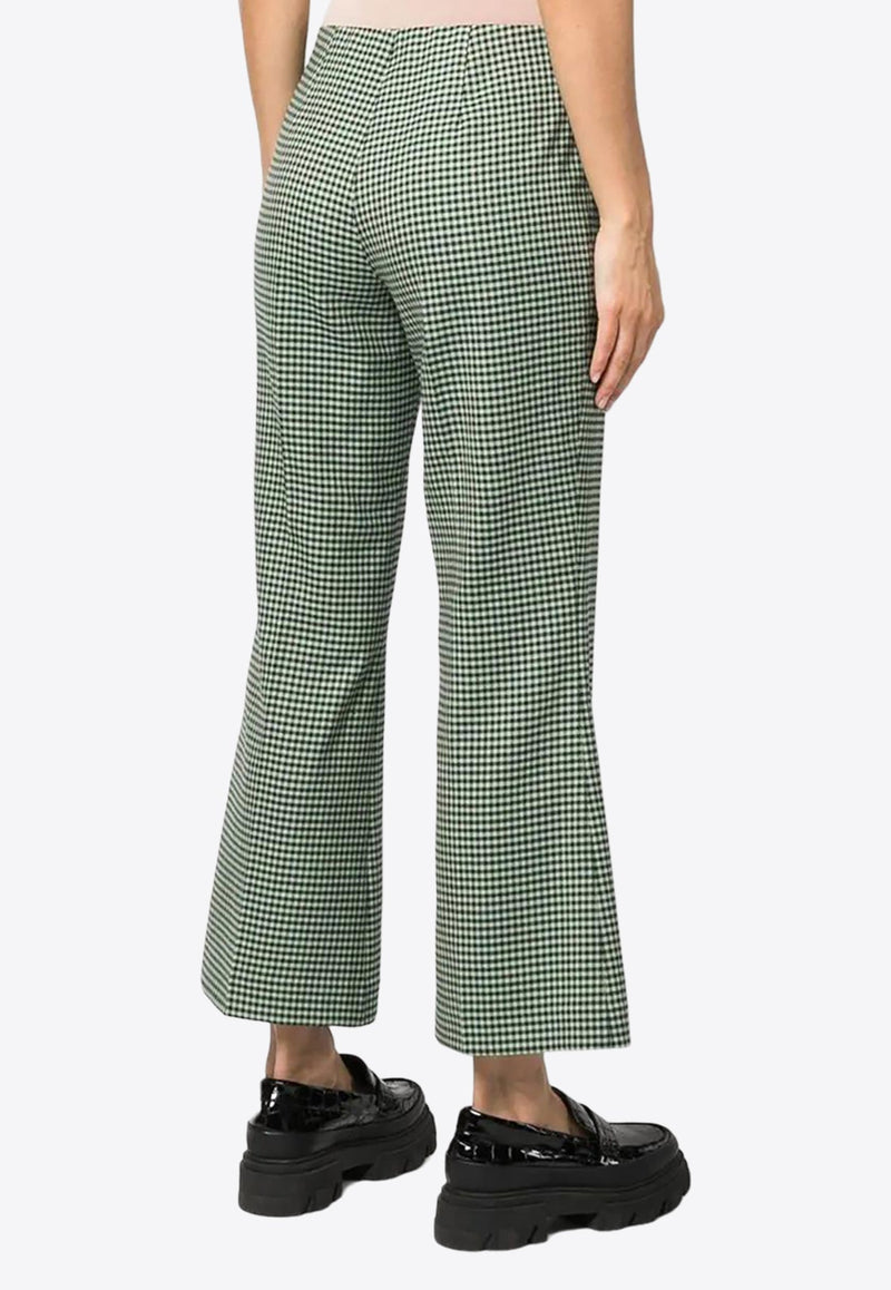 Houndstooth Flared Pants