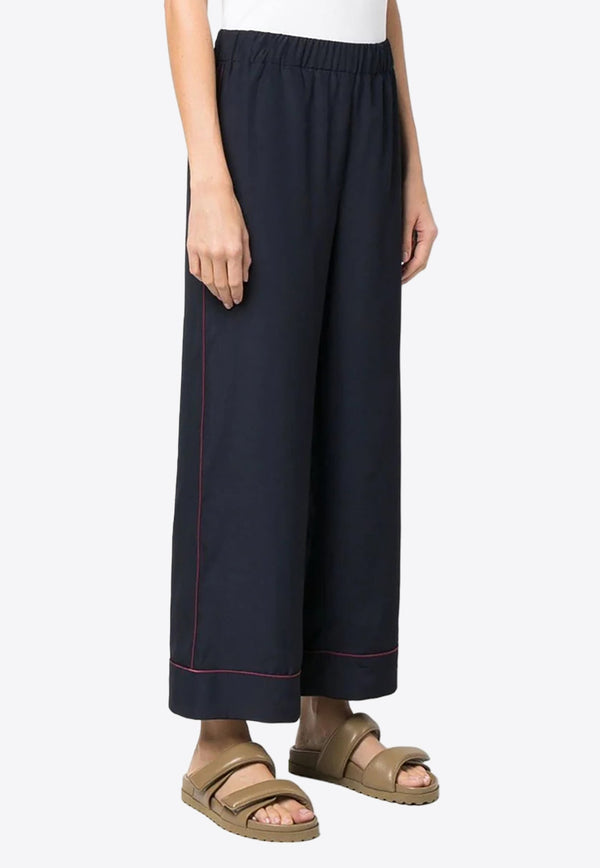 Straight-Leg Cropped Pants