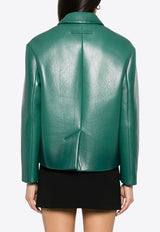 Single-Breasted Jacket in Nappa Leather