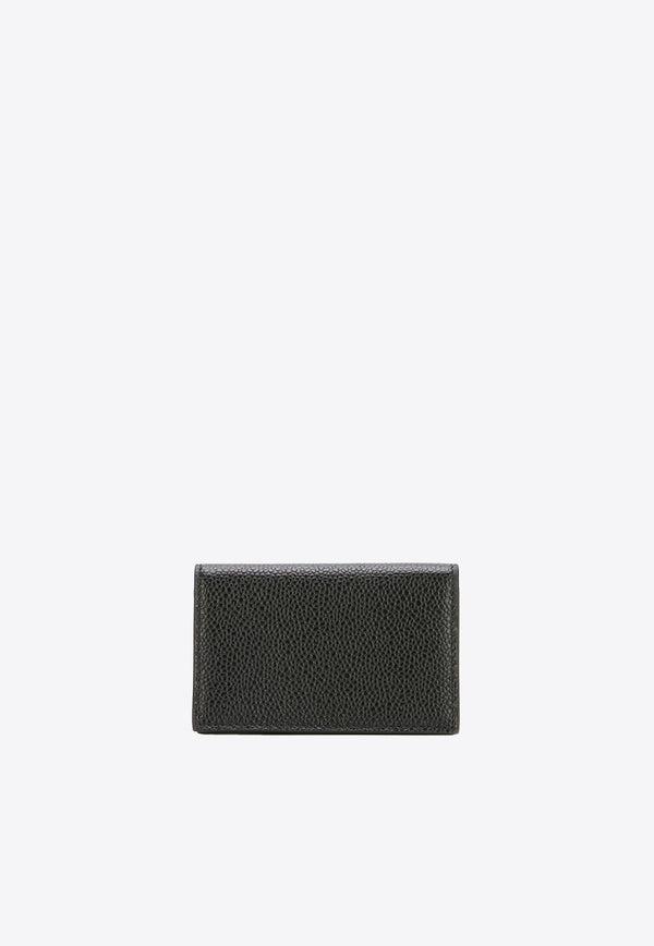 Logo Stamp Grained Leather Wallet