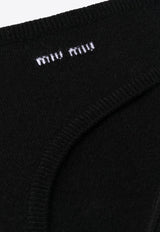 Logo Intarsia Cashmere Panties