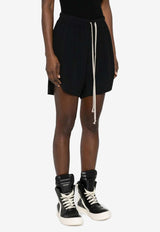 Drawstring Crepe Shorts