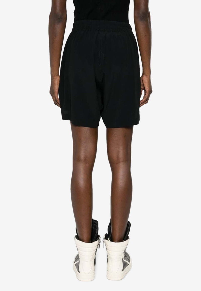 Drawstring Crepe Shorts