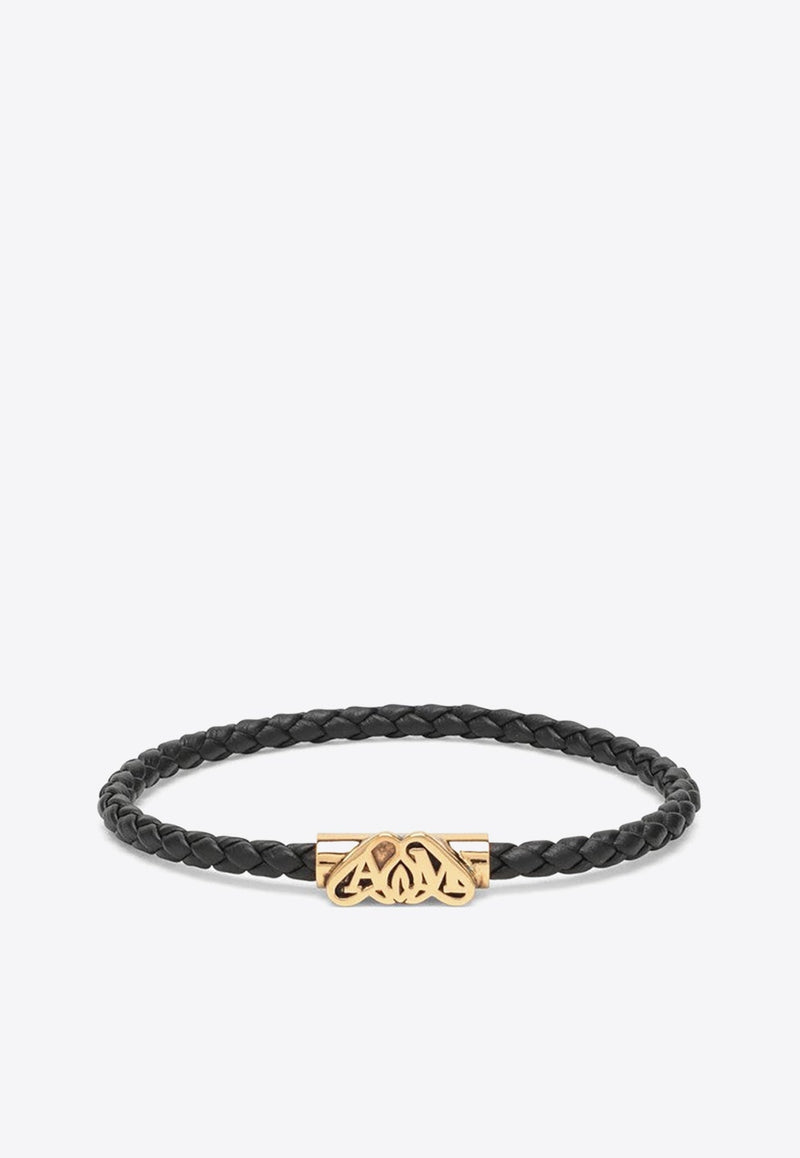 Seal Braided Leather Bracelet