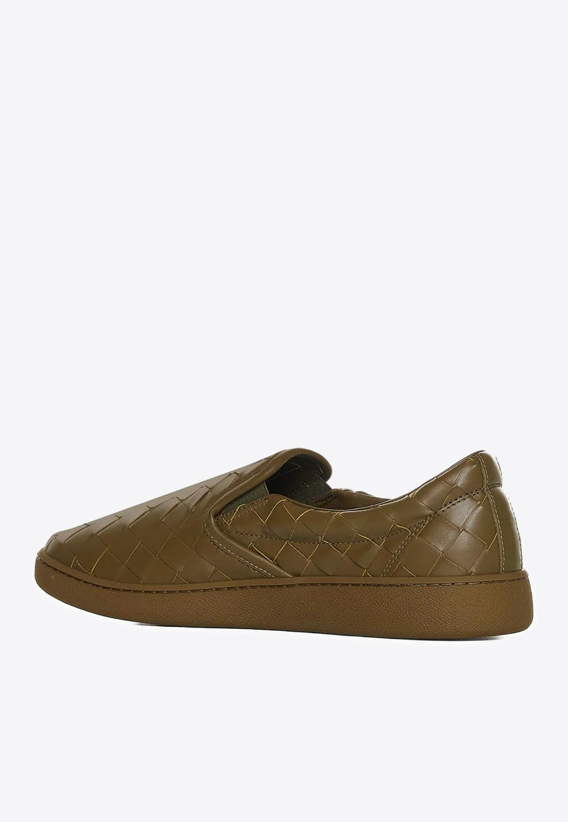 Sawyer Slip-On Sneaker in Intrecciato Leather