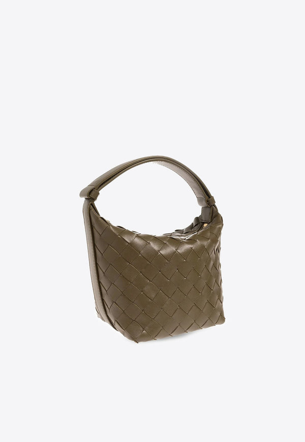 Candy Wallace Top Handle Bag in Intrecciato Leather