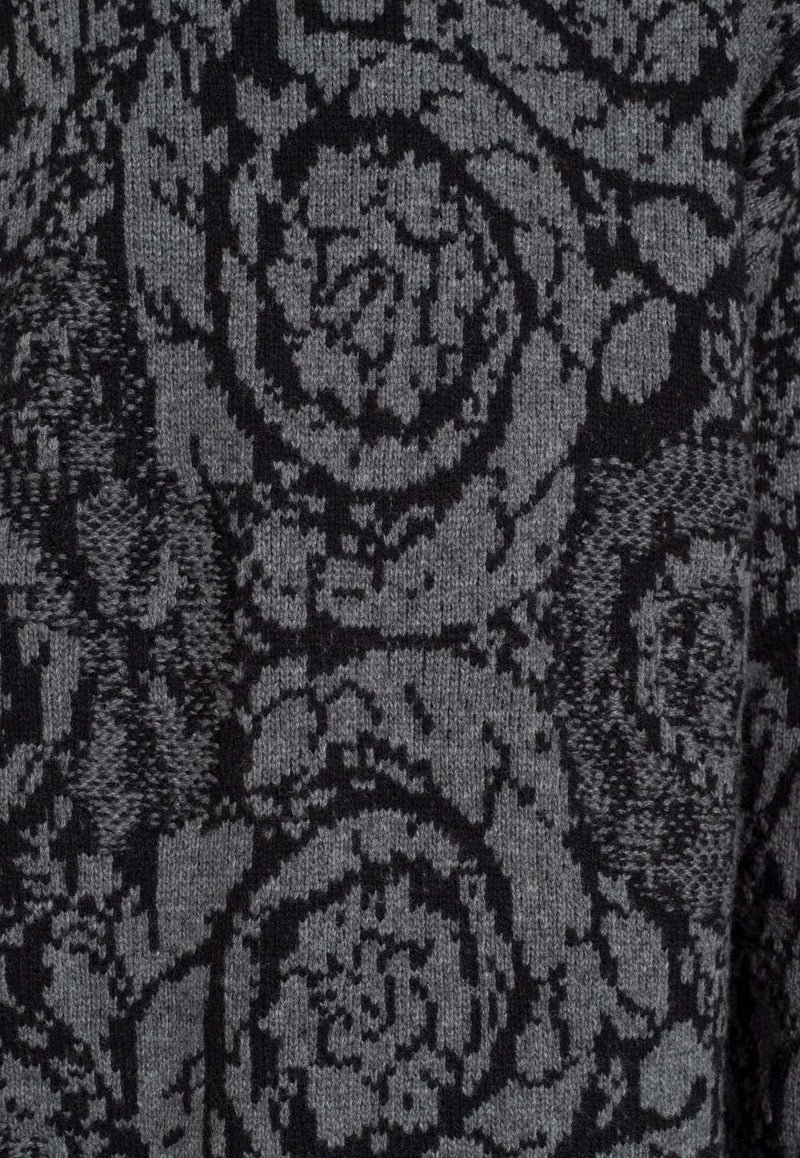 Barocco Jacquard Wool Sweater