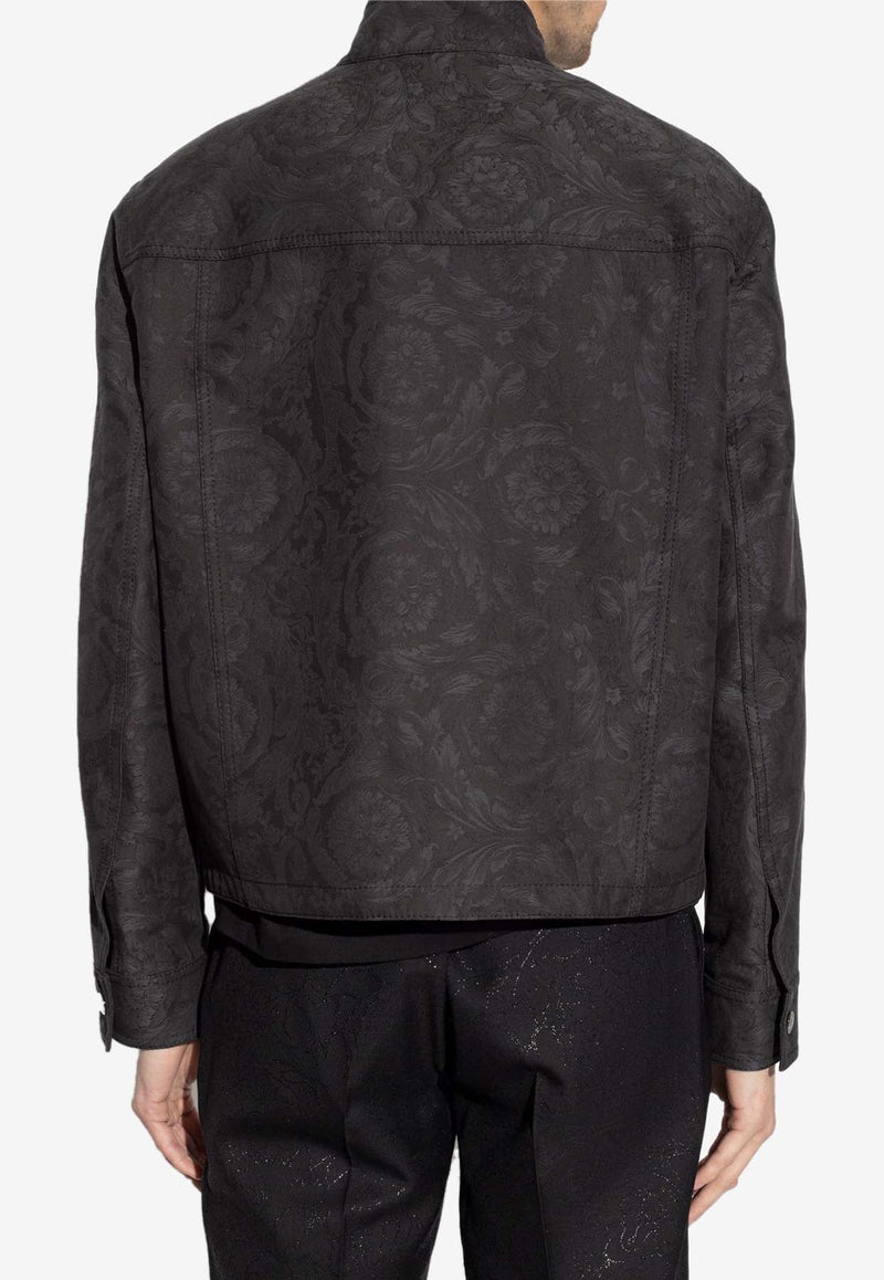 Barocco Jacquard Zip-Up Jacket